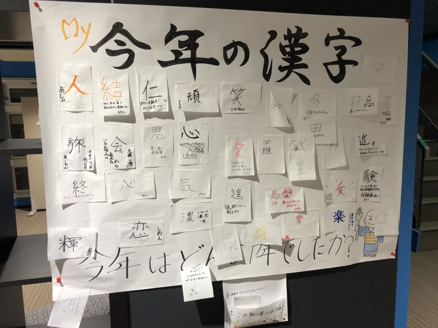 実施報告 今年の漢字２０１９ 尼崎市立ユース交流センター